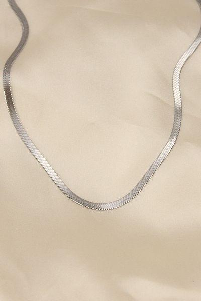 Skygo 316L Steel Silver Color 45 cm Italian Chain Model Women's Necklace - TJ-BKO5903