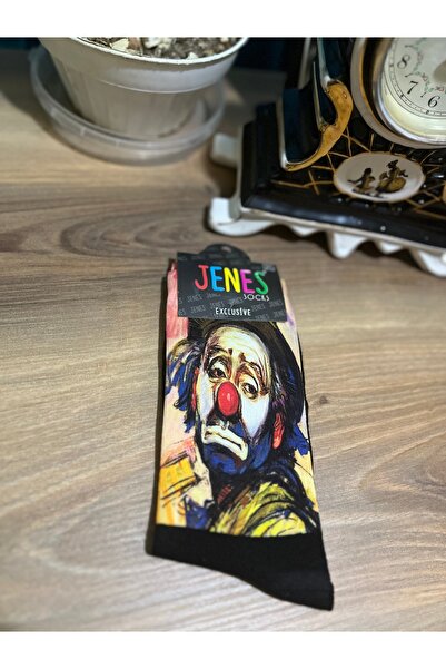 JENES Ψηφιακές κάλτσες με τύπωμα μακριές κάλτσες Premium Unisex