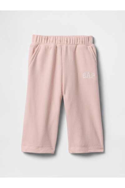 GAP Bebek Pembe Vintage Soft Pull-On Wide-Leg Eşofman Altı