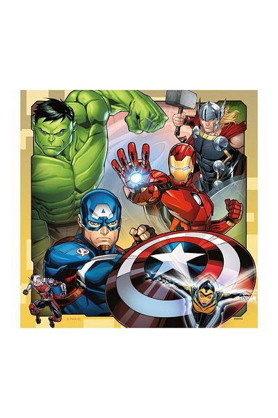 RAVENSBURGER 80403 Marvel Avengers 3X49 Pieces Ravensburger Puzzle
