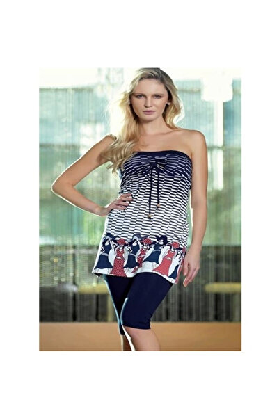 kapsulavm Neysekivar Berrak Women's Tights and Panel Patterned Set