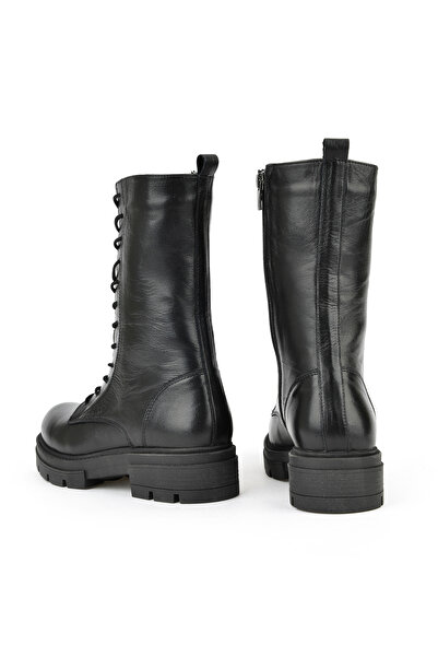 Ziya , Kadın Hakiki Deri BOT 15319Z66358 Siyah