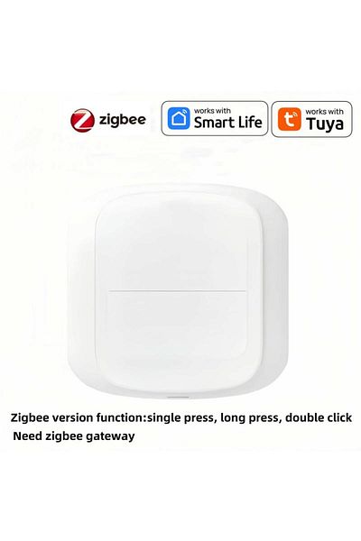 Choice Zigbee Version Tuya Smart WiFi/Zigbee Switch Push Button Switch 2 Gang 6 Scene Wireless Smart Home R