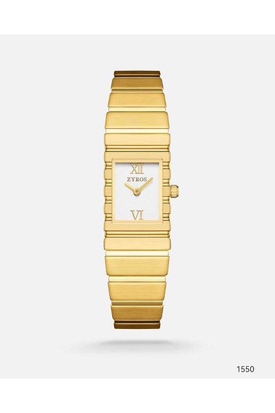 Zyros Luxury Omega-style steel watch for women