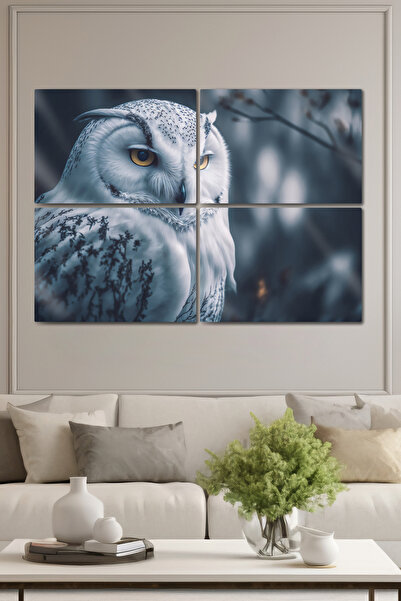 DekorHane Imprimare metalică strălucitoare, design fragmentat Pictură decorat...