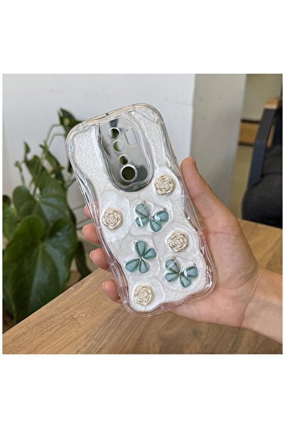 Pro Aksesuar حافظة سيليكون متوافقة مع هاتف Xiaomi Redmi Note 8 Pro مزينة بالز...