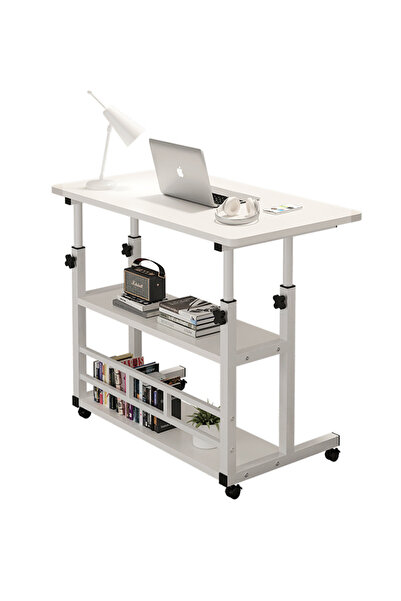 sharpdo Bedside Table Simple Lifting Computer Table Movable Household