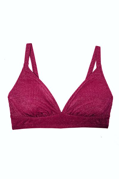 SUWEN Mermaid V-Neck Bikini Top