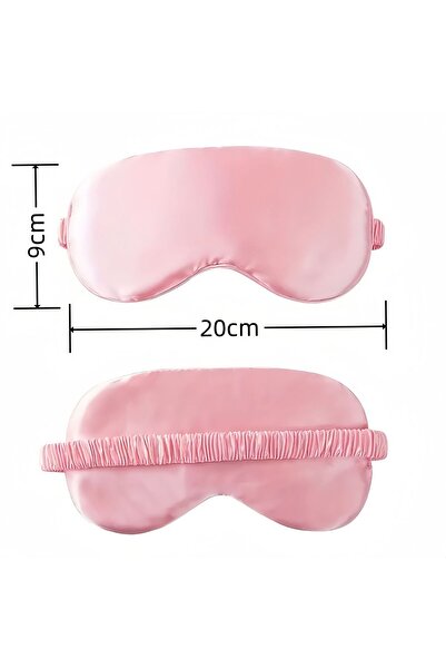 Tinybabyconcept 6 Piece Satin Sleeping Set Pillow Case Bordered Eye Mask Scrunchie Heatless Shaping Hair Roller Set