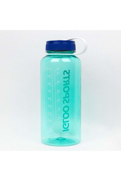 IGLOO Bpa-Free Sports Tritan 1.1 Liter Water Bottle Flask Turquoise
