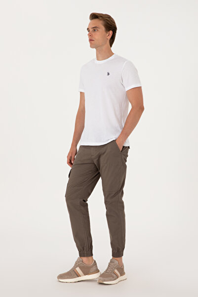 U.S. Polo Assn. Erkek Vizon Kanvas Pantolon 50301012-VR052