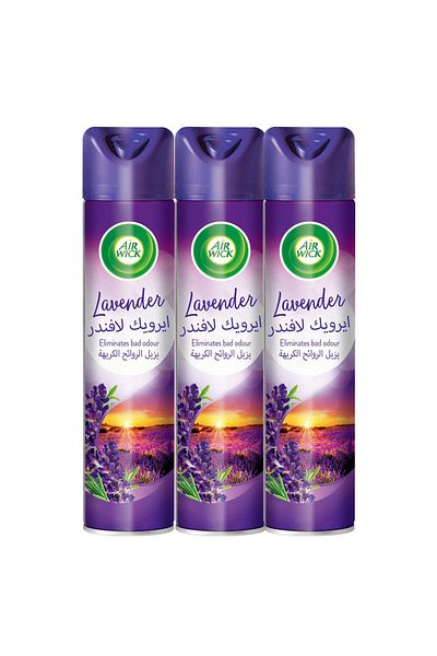 Air Wick Aerosol Lavender Scent 3 x 300 ml
