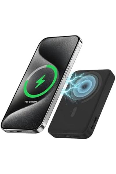 Baseus Magnetic 15W Wireless Portable Charger, 10000mAh Power Bank With Type-C 20W Fast Charging Cab