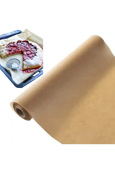 Clarina Hârtie de copt siliconată, maro, 40 g/m2, 5000 cm x 38 cm