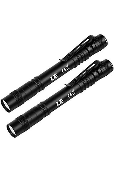 LEPRO Flashlight, Torch Light Mini, Pen Flashlight LED, Waterproof Pocket Torch with Clip, AAA Batte