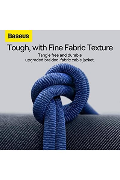 Baseus PD 20W USB C to Lightning Cable, Braided Fast Charger iPhone Cable with High-Speed Data Trans