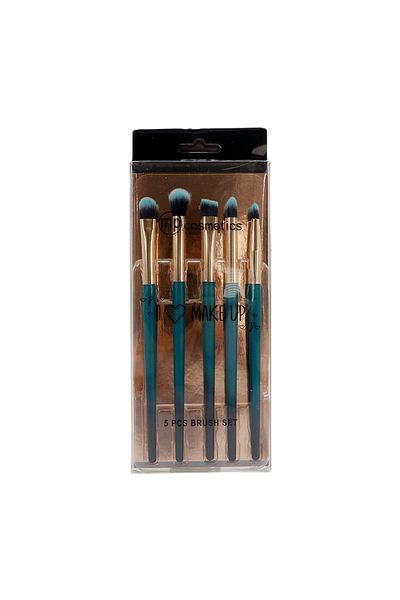 OEM Set de frumusete cu pensule portabile de machiaj, 5 piese, MP-504
