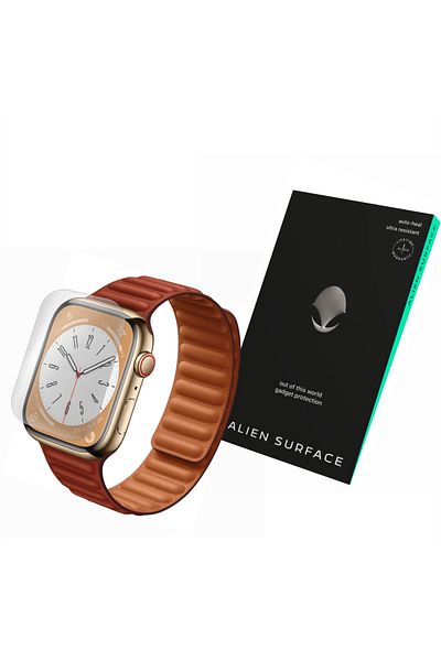 Alien Surface Screen protector 1+2 pieces for Apple Watch 8, 45mm
