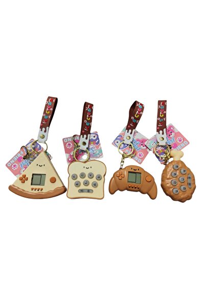 oyuncakçı savaş & europe shop Sanrio kawai tetris ve hafıza oyunlu anahtarlık oyun konsol mini lüx hediyelik sesli ışıklı 1 adet