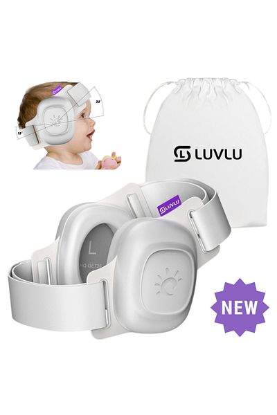 LUVLU Casti Antifonice Bebelusi Si Copii, 3-48 Luni, Certificate Ce & Ansi, Casti Protectie Fonica Bebe