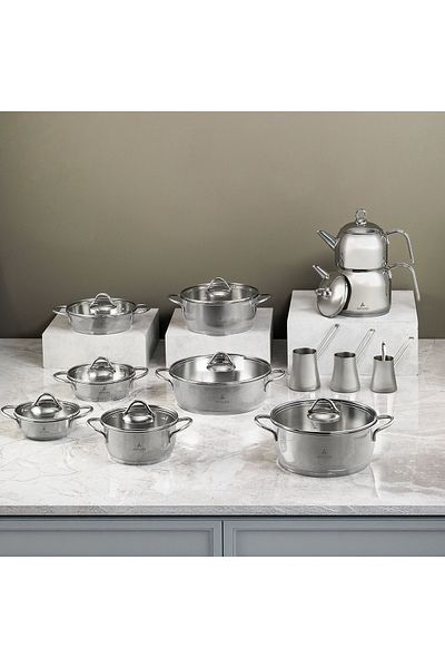 Aryıldız Solo 22 Piece Steel Dowry Set