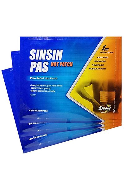 sınsın Korean thermal patch for pain relief 3 pieces
