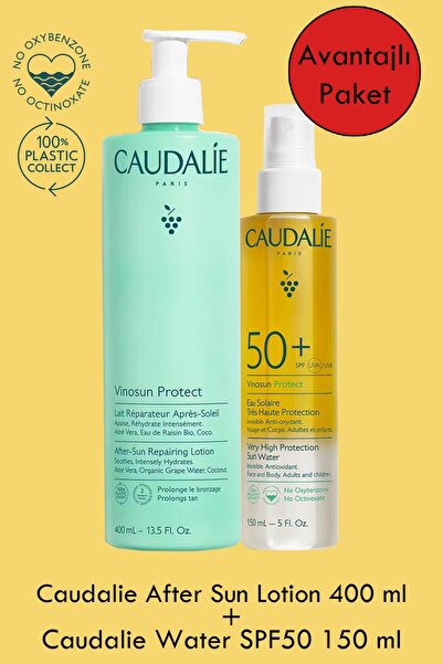 Caudalie Very High Protection Water SPF50 150 ml + After Sun Repairing Lo