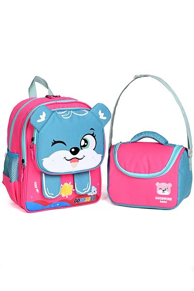 Wander 2's Kindergarten and 1St School and Lunch Bag Set for Grades – Cute Character Design