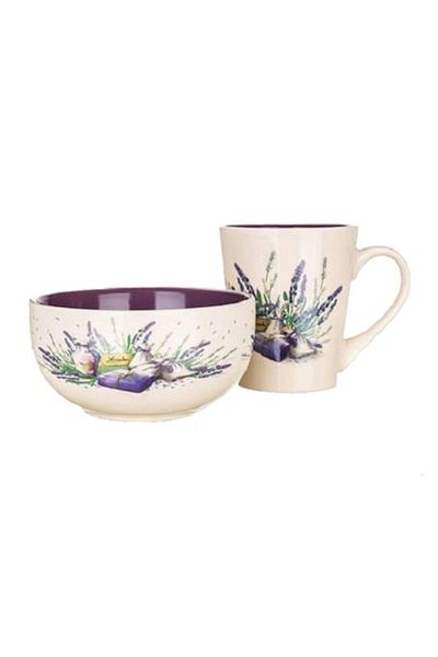 BANQUET Set 2 piese pentru mic dejun Banquet Lavanda