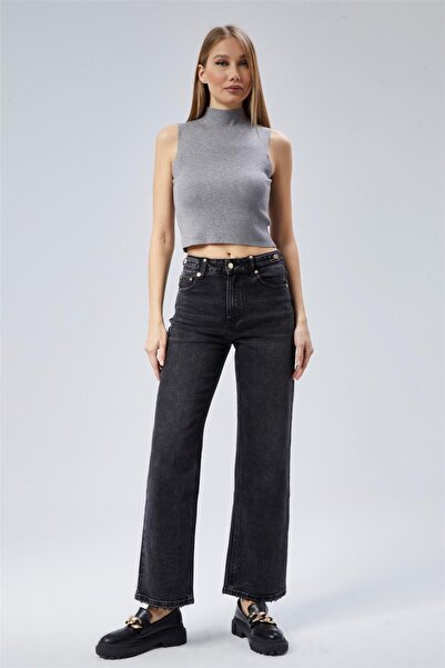 HomeStore Jean X Düğme Rivetli Birit Pant