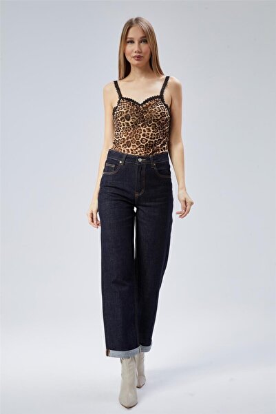 HomeStore Jean Katlı Paça Pant