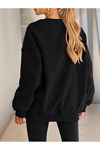 DAXİS Sportwear Company Kadın Bisiklet Yaka Sweatshirt