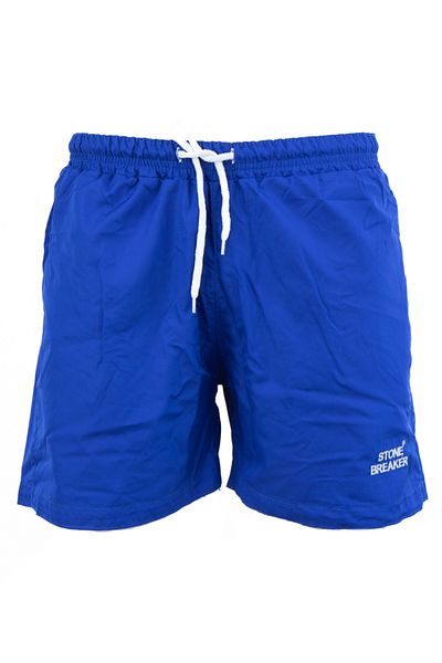 Oppland Men's Swim Shorts with Elastic Waist, Lace-Up, Double Pockets, Stylish Logo, Mesh Lining Inside, Water Repellent