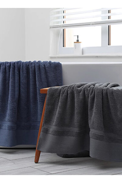 sharpdo 6-Piece Cotton Gift Towel and Bath Towel Set, 2 Hand Towels + 2 Towels + 2 Bath Towels