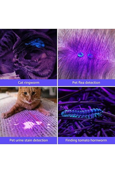 LEPRO UV Light, 21 LED 395nm UV Torch - Black Light Detector for Pet Urine, Stains, Bed Bugs, Scorpi