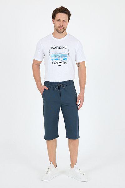 Rodi Comfortable Fit Summer Men's Side Pocket Capri Pocket Shorts Suitable for Daily and Sports Use 3331