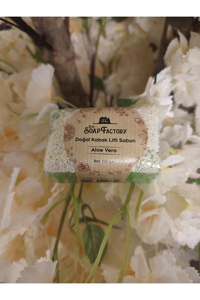 SS HOME CONCEPT Natural Pumpkin Fiber Handmade Aloe Vera Soap for All Skin