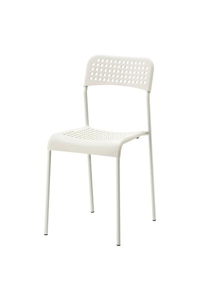 rexa White Stackable Dining Chair – Space-Saving Style for Indoor & Outdoor Use