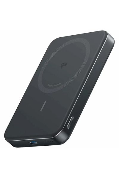 Anker Anker MagGo Wireless Magnetic External Battery Pack, 10000 mAh, Ultra-Slim, Qi2 15W, Black