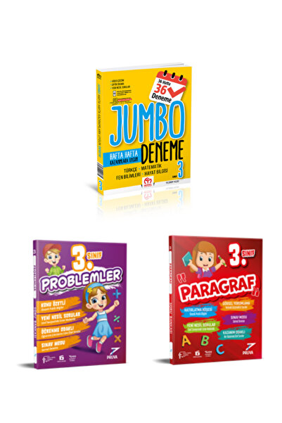 MODEL EĞİTİM YAYINCILIK 3. SINIF MODEL YAYINCILIK JUMBO DENEME- PRUVA YAYINCILIK PROBLEM-PARAGRAF