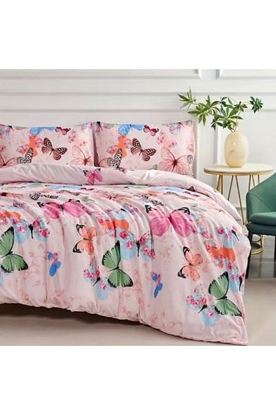LUNA HOME Single size 4 pieces, Butterfly design.