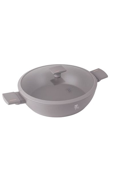 Berlinger Haus Saucepan with lid 28 cm, 3.8 liters, Berlinger Haus, Taupe Collection