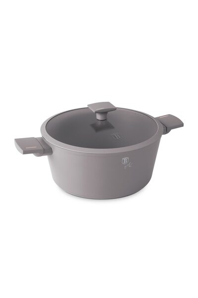 Berlinger Haus Oala cu capac 28 cm, 6.1L – Berlinger Haus Taupe Collection BH 8102