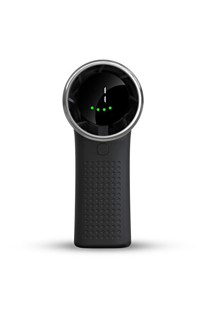 SKYDDAR INNOVATION Mini ventilator portabil A8, afișaj LED, 5 viteze, USB-C, baterie de 3600mAh, silențios și compact, negru