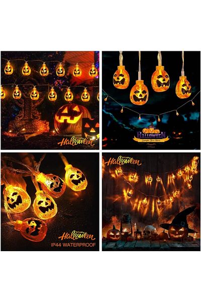 Aiweomi Halloween installation, plastic, warm white, 3 m