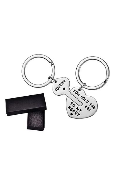 OEM "Key to my heart" keychain set, for couples and genuine love