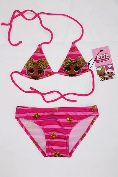 Freshness Lol doll yellow star girl triangle bikini set