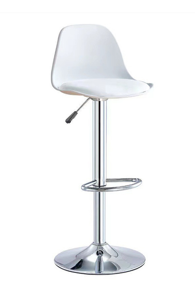 sharpdo كرسي بار منزلي بسيط من الفولاذ المقاوم للصدأ، مع مسند ظهر دوار وقابل ...