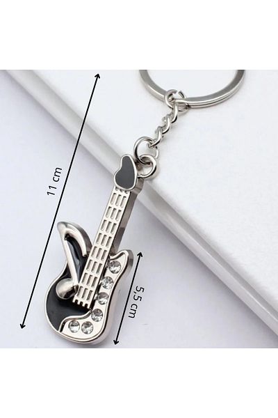 OEM "Rockstar" guitar keychain, for guitarists and rock music lovers