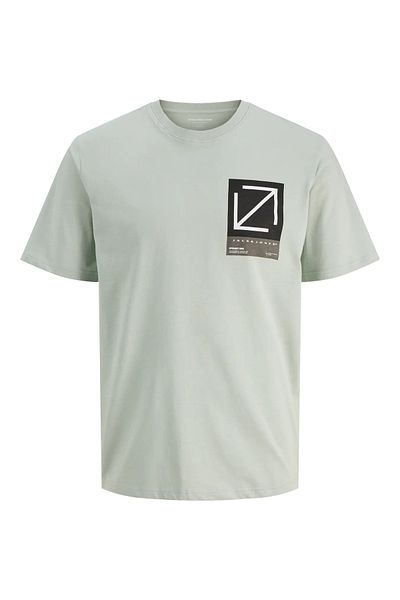 Jack & Jones Ανδρικό μπλουζάκι με τυπωμένο λογότυπο ανοιχτό πράσινο